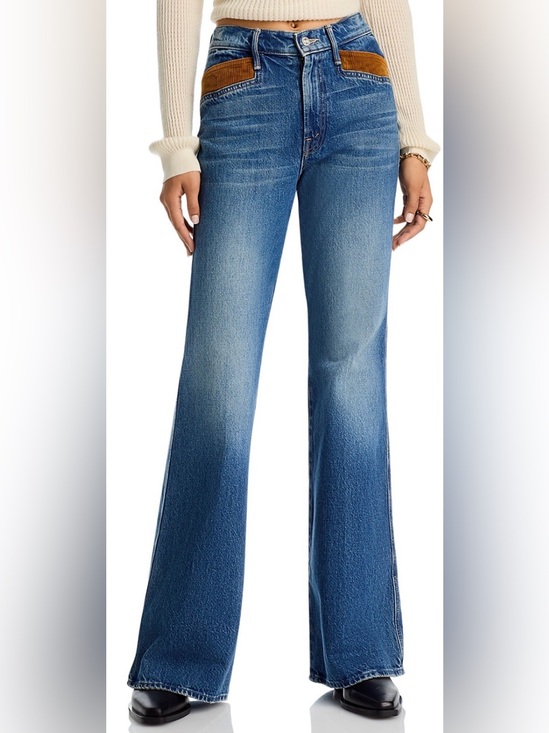 MOTHER Denim - MOTHER The Pointy Pocket Doozy Heel Jeans in Remember When